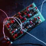 top-view-wires-tech-background