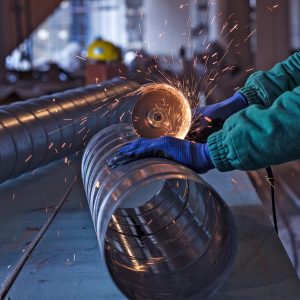 arc-welding-steel-construction-site Fabrication Work
