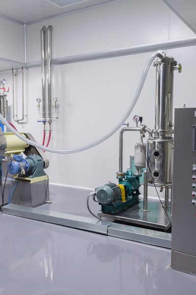 Photo production, clean room with stainless steel hardware plant picture, clean room equipment and stainless steel machines